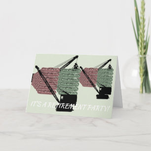 Operating Engineer Retirement Party Invitation