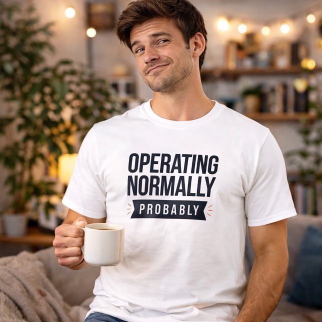 Operating Normally Probably Funny T-Shirt (Creator Uploaded)