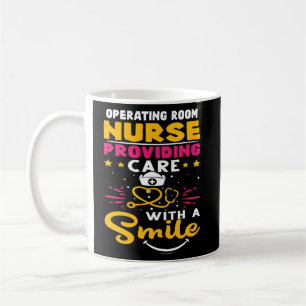 Operating Room Nurse Providing Care with a Smile Coffee Mug