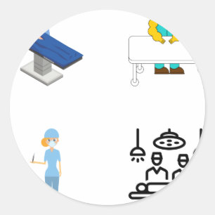 Operating Room Nurse Sticker Pack - Operating Room