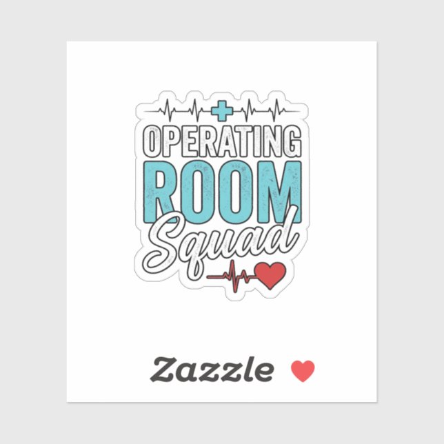 Operating Room Squad Surgical Nurse Shirt Design_1 (Sheet)