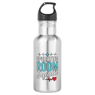 Operating Room Squad Surgical Nurse Shirt Design_1 532 Ml Water Bottle