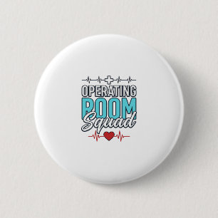 Operating Room Squad Surgical Team Shirt Design_1 6 Cm Round Badge