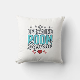 Operating Room Squad Surgical Team Shirt Design_1 Cushion