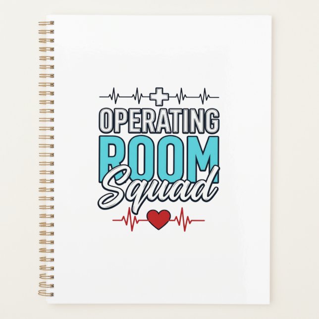 Operating Room Squad Surgical Team Shirt Design_1 Planner (Front)