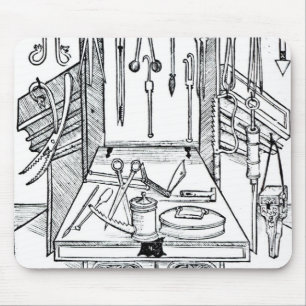 Operating table and surgical instruments, from 'Da Mouse Mat