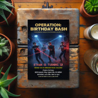 Operation Birthday Bash Laser Tag