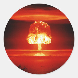 Operation Castle 11 Megaton ROMEO Event Atomic Classic Round Sticker