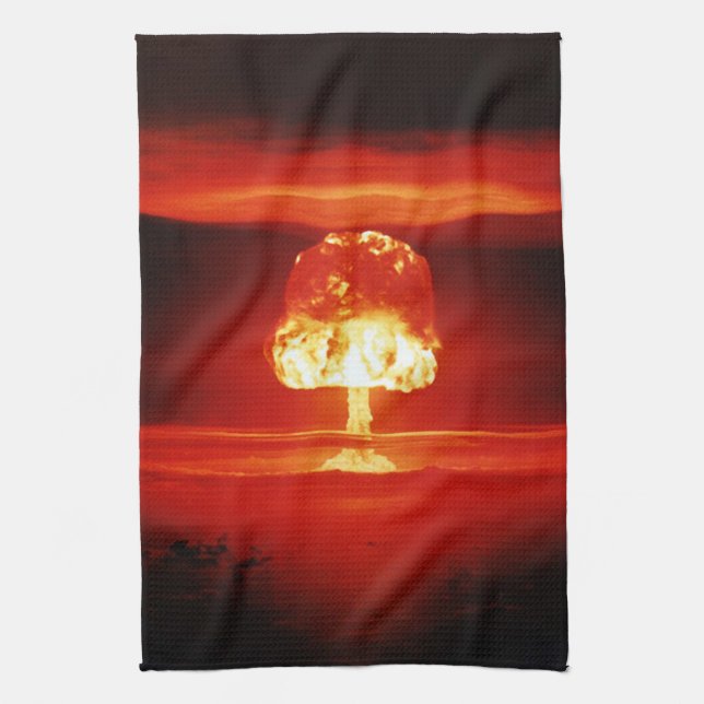 Operation Castle 11 Megaton ROMEO Event Atomic Tea Towel (Vertical)