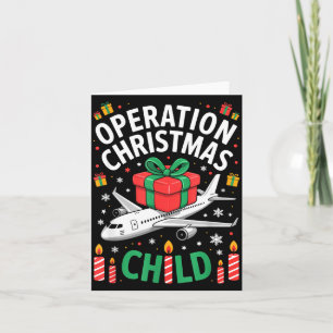 Operation Christmas Child Family Matching Xmas Fun Card