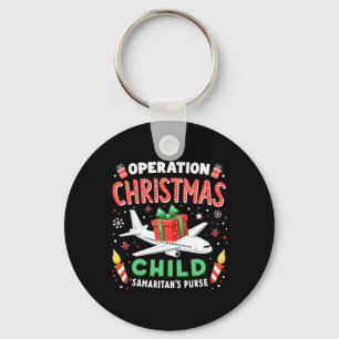 Operation Christmas Child Funny Family Matching Xm Key Ring