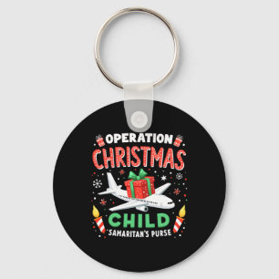 Operation Christmas Child Funny Family Matching Xm Key Ring