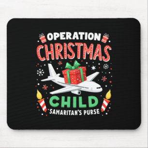Operation Christmas Child Funny Family Matching Xm Mouse Mat
