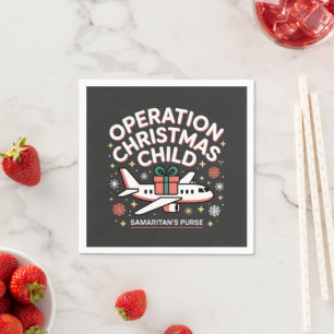 Operation Christmas Child Samaritan Purse Napkin