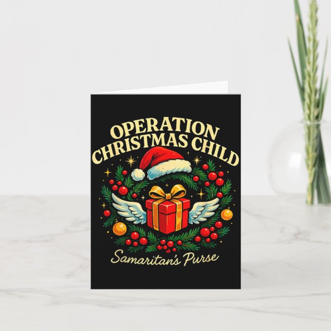 Operation Christmas Child Samaritan’s Purse Xmas D Card (Front)