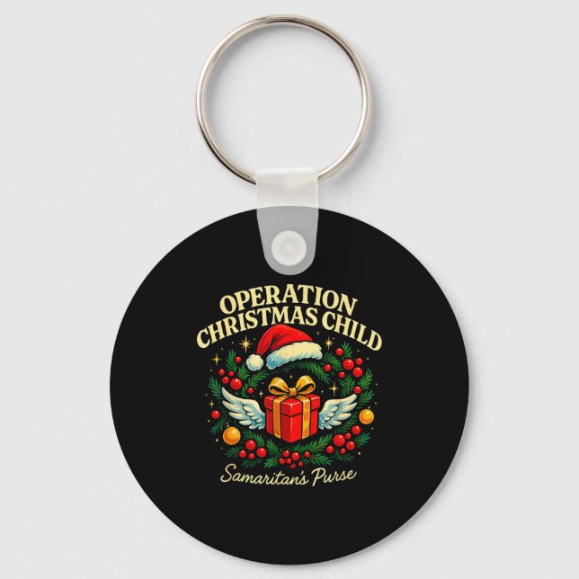 Operation Christmas Child Samaritan’s Purse Xmas D Key Ring (Front)