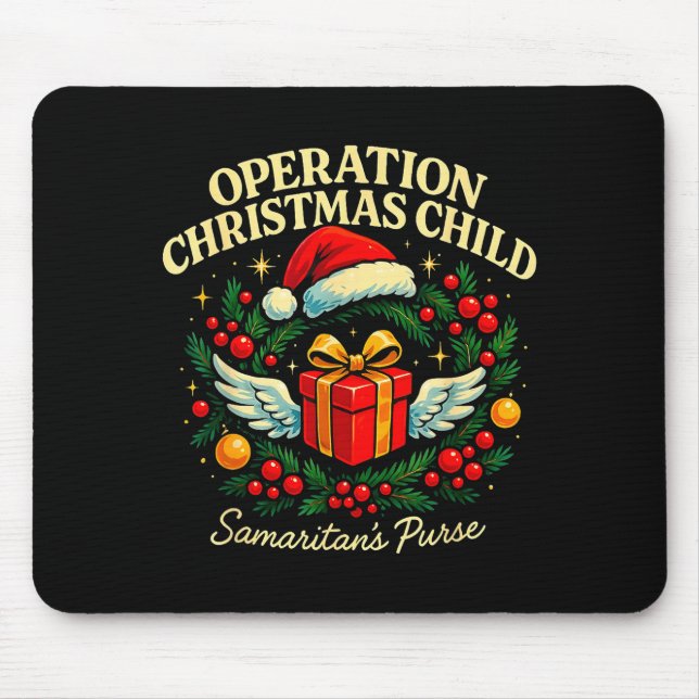 Operation Christmas Child Samaritan’s Purse Xmas D Mouse Mat (Front)