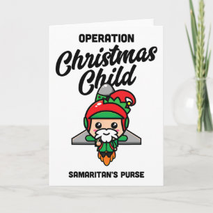 Operation Christmas Child Samaritan's Purse Christ Card