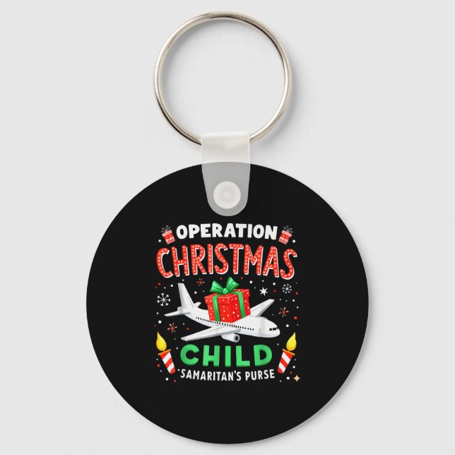 Operation Christmas Child Samaritans Purse  Key Ring (Front)