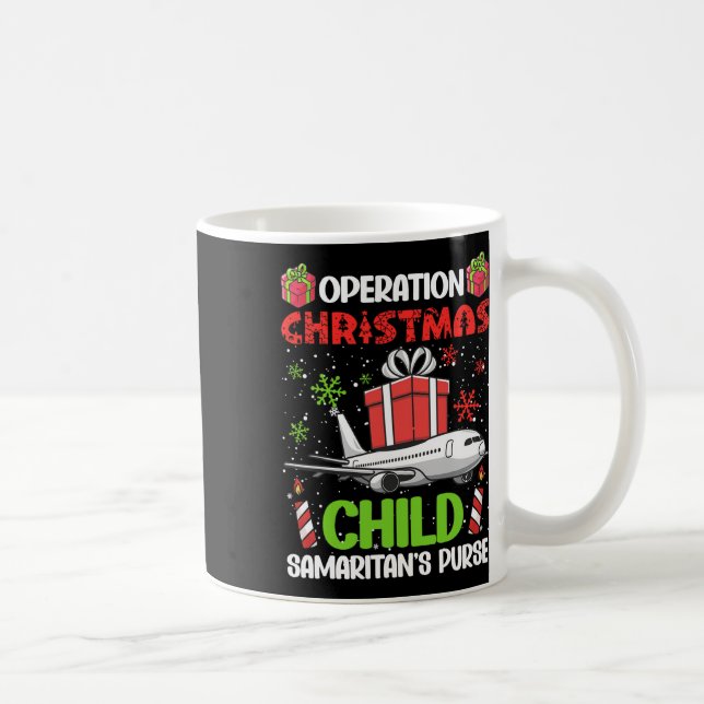 Operation Christmas Child Smaritan's Purse Funny F Coffee Mug (Right)