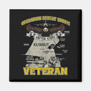 Operation Desert Storm Ods Veteran Iraq Vintage Gi Magnet
