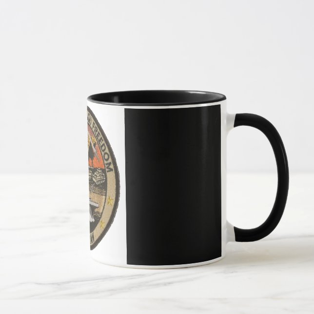 Operation Iraqi Freedom Black Mug (Right)