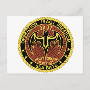 Operation Iraqi Freedom - Enduring Freedom Patches Postcard