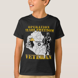 Operation Iraqi Freedom Oif Combat Veteran Vintage T-Shirt