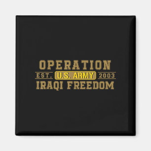 Operation Iraqi Freedom Oif Veteran Combat Us Flag Magnet