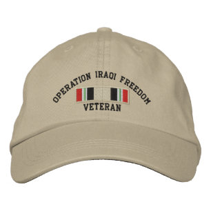 Operation Iraqi Freedom Veteran Embroidered Hat