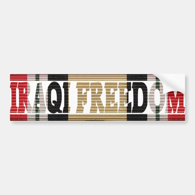 Operation Iraqi Freedom Veteran ICM Sticker (Front)
