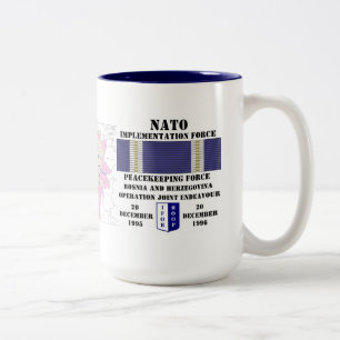 Operation Joint Endeavour Two-Tone Coffee Mug