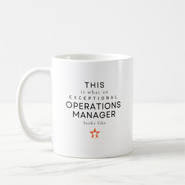Operation Manager Coffee Mug (Left)