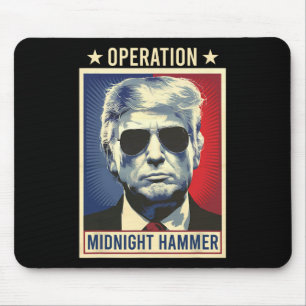 Operation Midnight Hammer Trump Mouse Mat