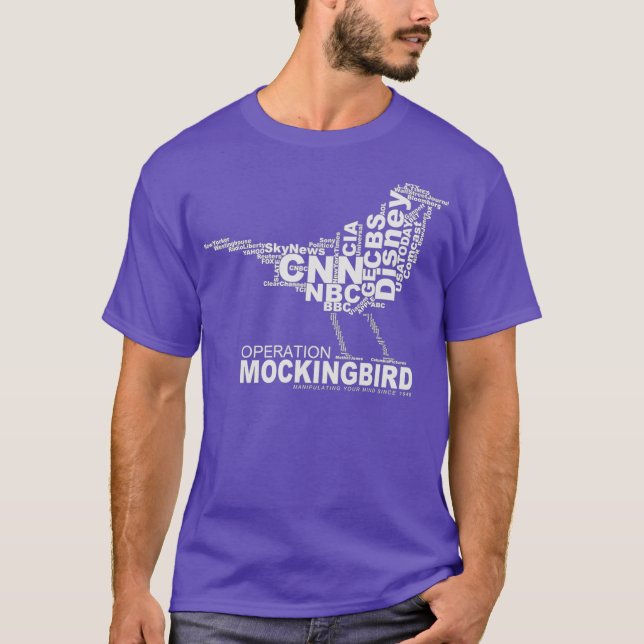 Operation Mockingbird Media Word Cloud T-Shirt (Front)