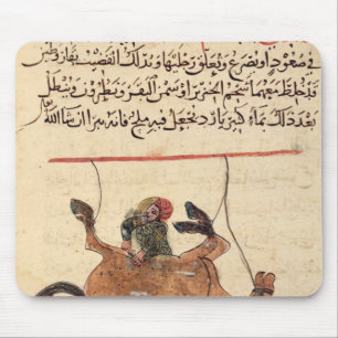 Operation on a horse, illustration mouse mat