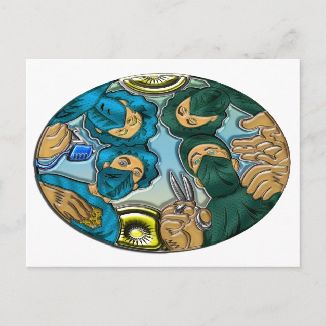 Operation or Surgery Postcard (Front)