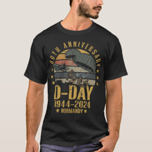 Operation Overlord 1944 D-Day 2024 80th Anniversar T-Shirt
