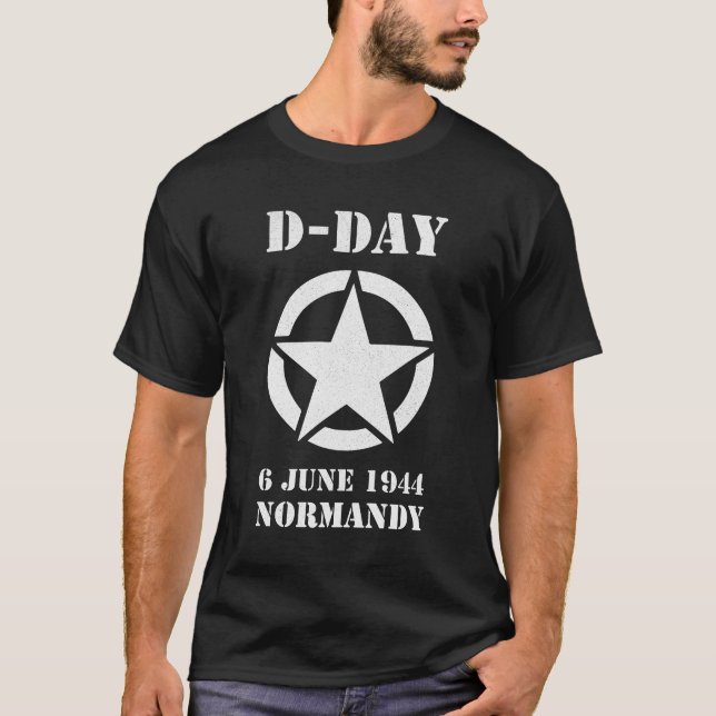 Operation Overlord 1944 D-Day 2024 Normandy T-Shirt (Front)