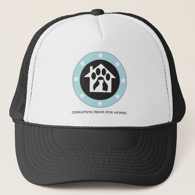 Operation Paws for Homes Dog Rescue - Hat with Log (Front)