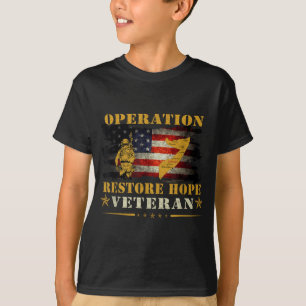Operation Restore Hope Veteran Somalia Vintage Gif T-Shirt