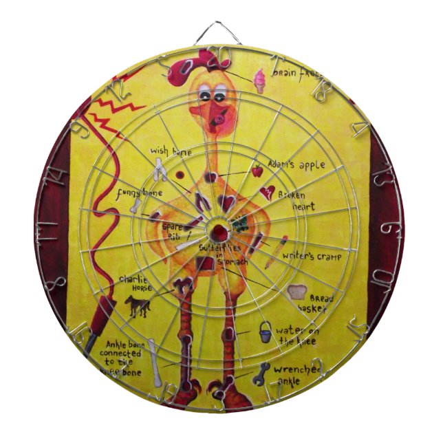 Operation Rubber Chicken Dartboard (Front)