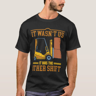 Operator Forklift Driver Fathers Day Funny Forklif T-Shirt