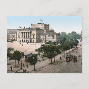Opernhaus, Opera House, Leipzig, Germany Postcard