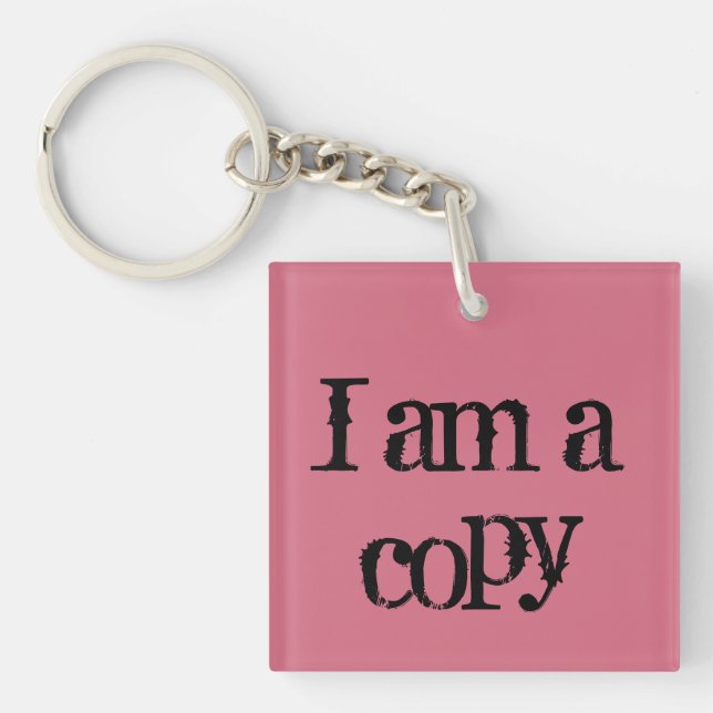ophan Black quote Helena :I am a copy Key Ring (Front)