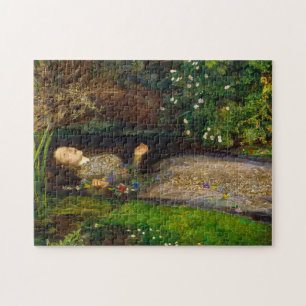 Ophelia, 1851 by John Everett Millais Jigsaw Puzzle