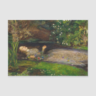 Ophelia, 1851 by John Everett Millais Tissue Paper