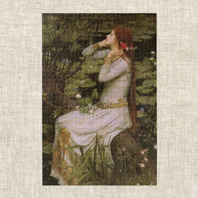 Ophelia (1894) by John William Waterhouse Jigsaw Puzzle (Creator Uploaded)