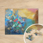 Ophelia Among the Flowers | Odilon Redon Fine Art Jigsaw Puzzle<br><div class="desc">Custom printed jigsaw puzzle features Ophelia Among the Flowers (1905-1908) by French artist Odilon Redon. Original work is oil pastel on paper. Click Customise It to change the size or personalise the design.</div>