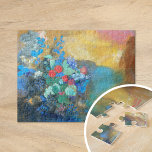 Ophelia Among the Flowers | Odilon Redon Jigsaw Puzzle<br><div class="desc">Ophelia Among the Flowers (1905-1908) | Odilon Redon's Ophelia Among the Flowers is a dreamlike vintage painting that portrays the tragic Shakespearean character, Ophelia, surrounded by a lush, ethereal array of flowers. Redon’s use of soft, vibrant colours and delicate brushstrokes creates a hauntingly beautiful composition that blurs the boundaries between...</div>